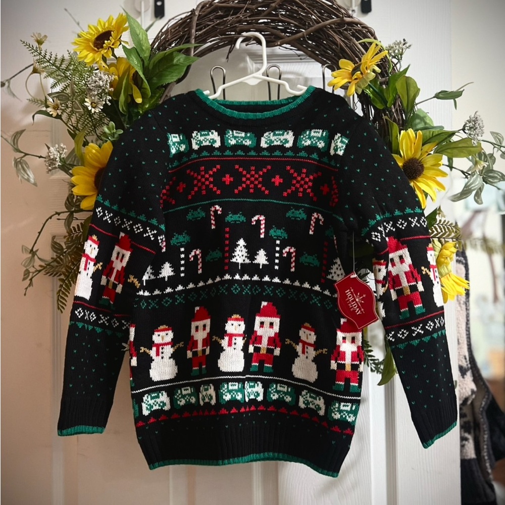 Ugly Christmas Sweater Kids Holiday Top